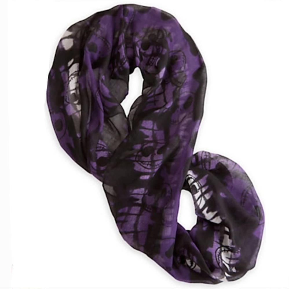 DisneyParks The Nightmare Before Christmas Infinity Scarf NWT - Picture 2 of 9